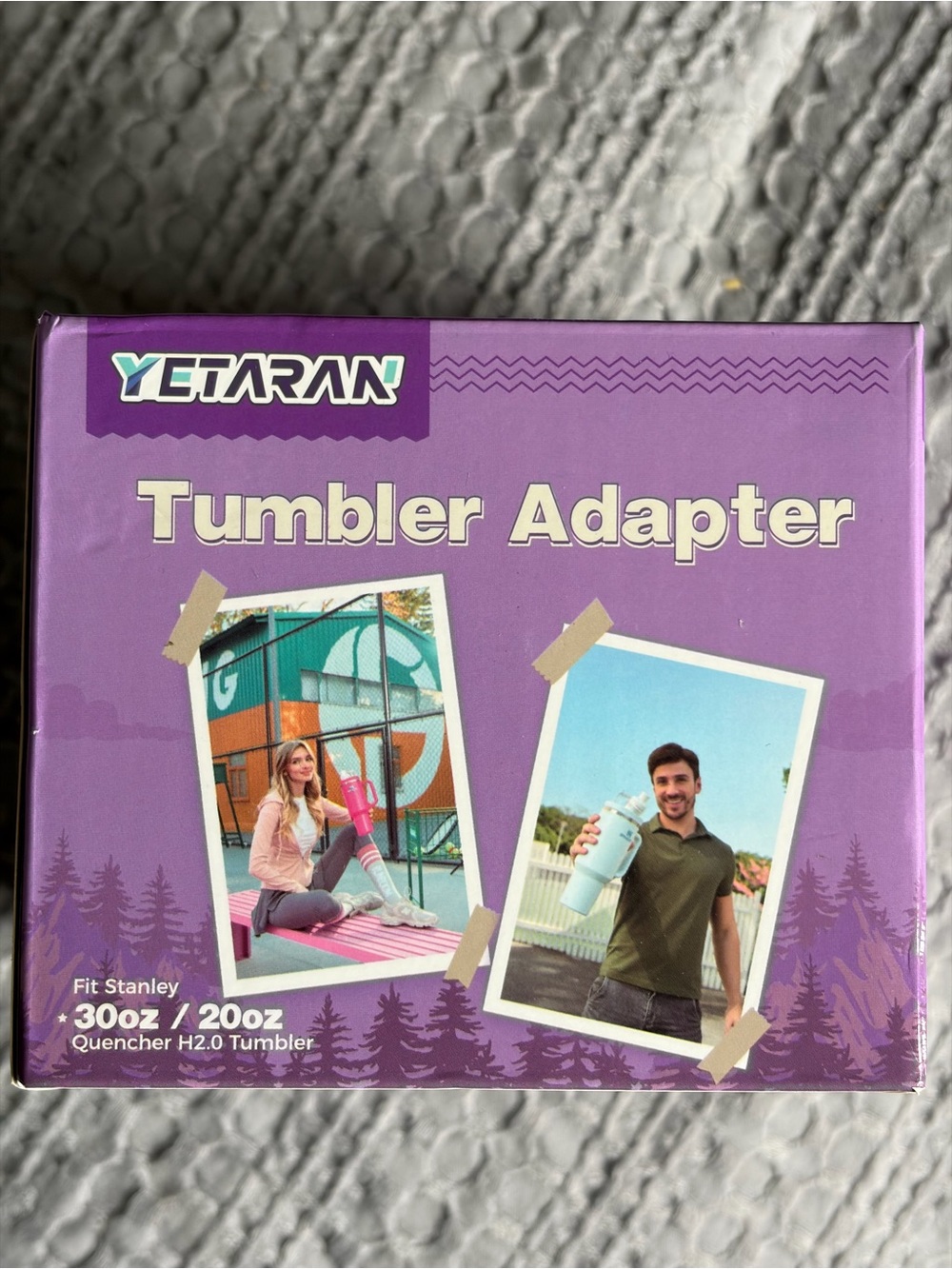 YETARAN Tumbler Adapter for Stanley Quencher H2.0 20oz 30oz - Brand New In Box